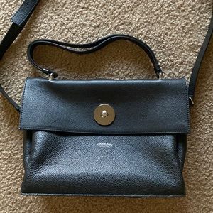 Lia Numa Black Leather Bag